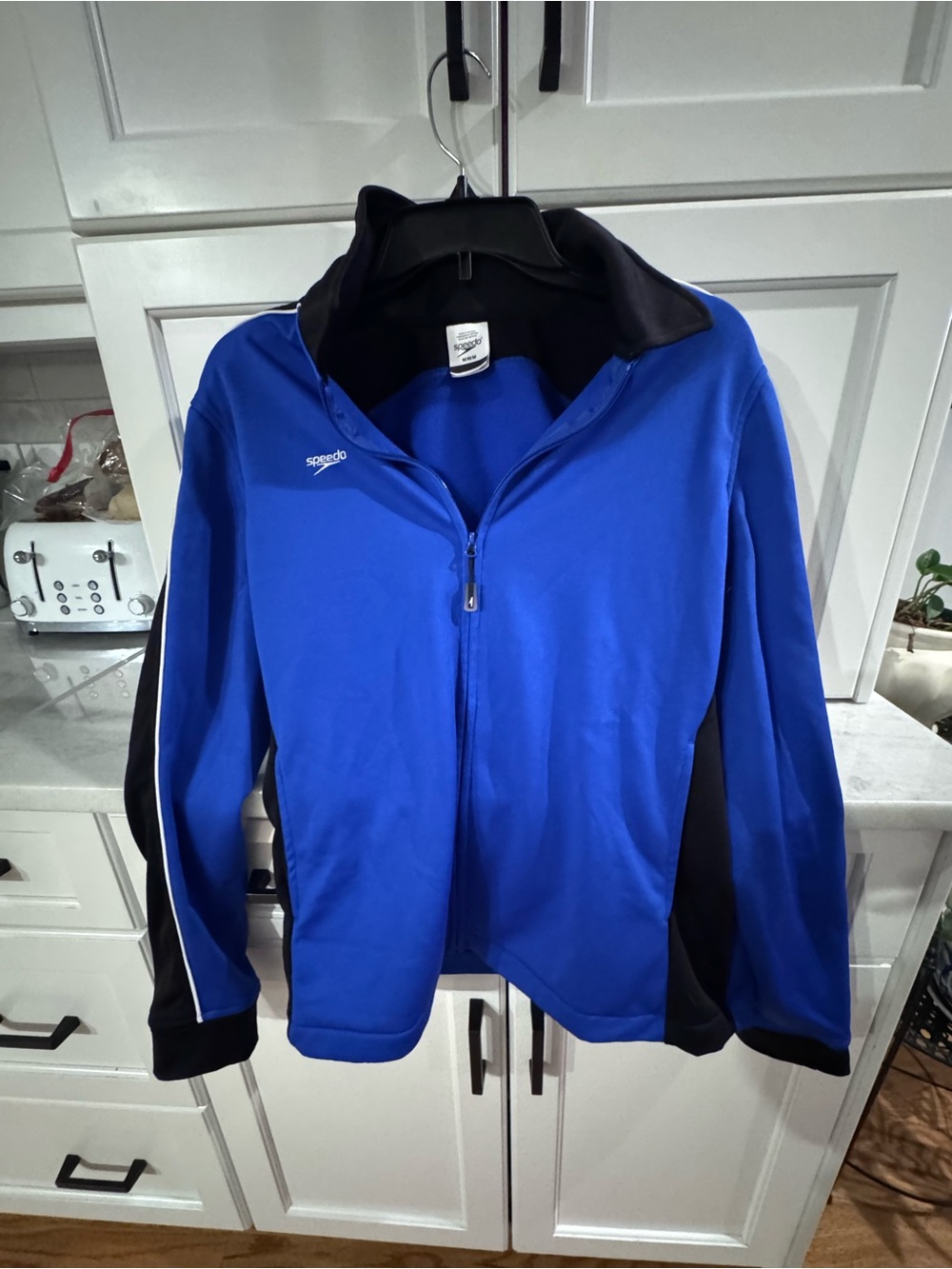 Speedo Kids Blue and Black Full-Zip Track Jacket